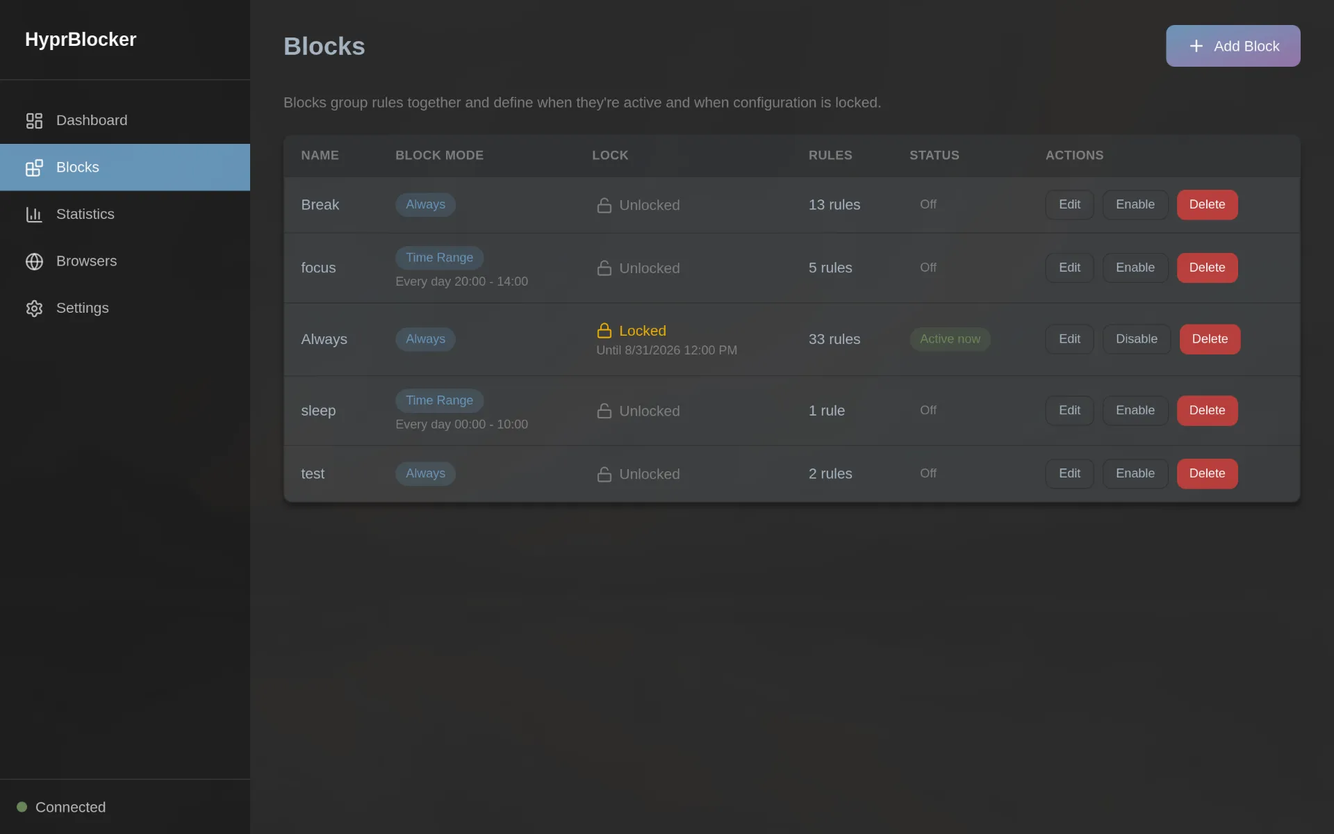 HyprBlocker screenshot 2 of 6