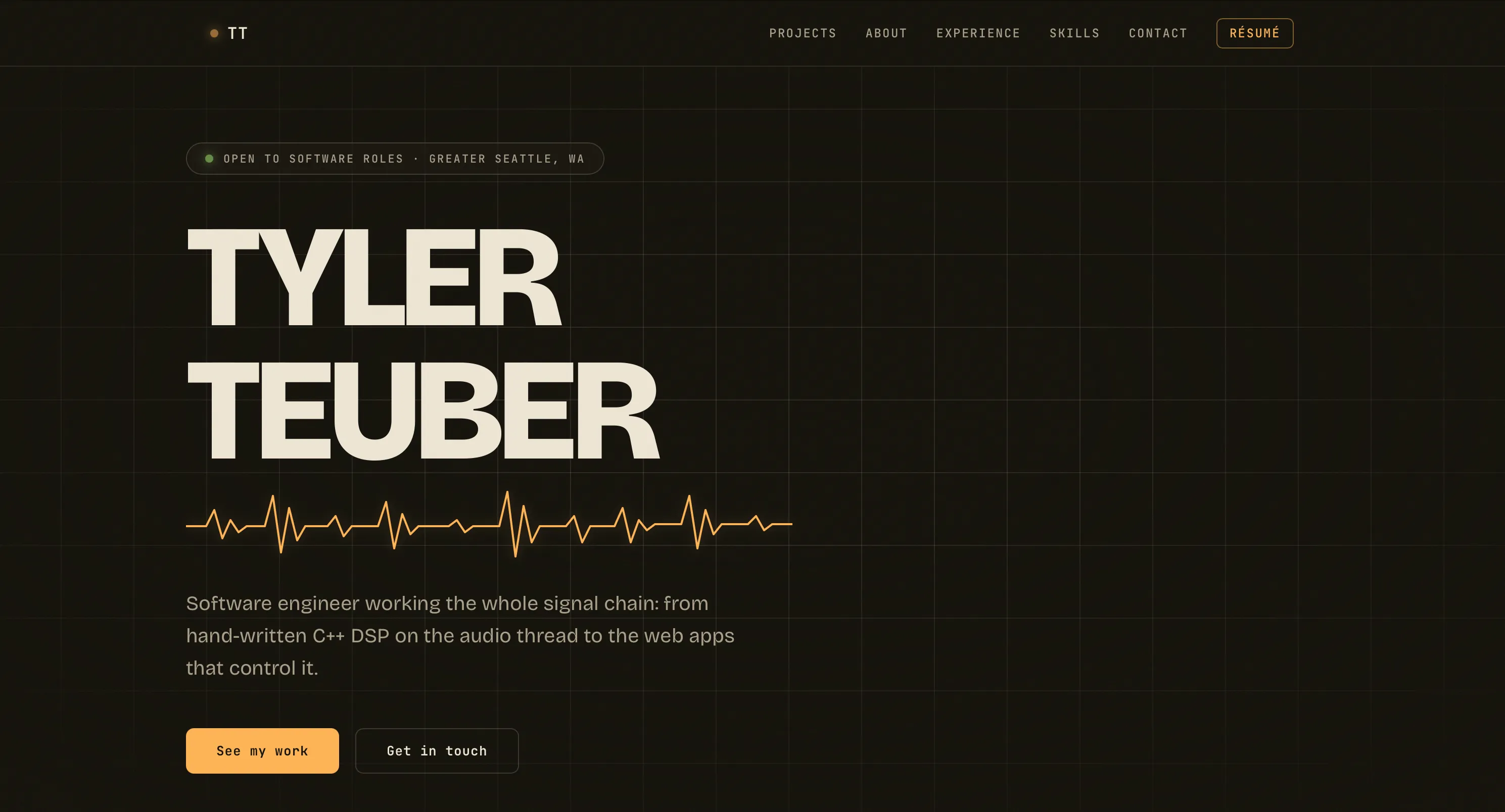 This Portfolio screenshot